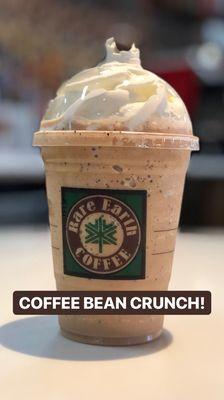 My favorite drink, the coffee bean crunch!