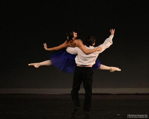 Guest artists from The Ballet Theatre of Maryland perform at a Dance Baltimore concert.