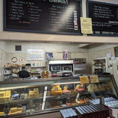 Interior deli counter