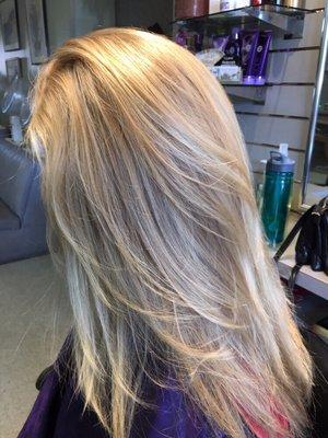 Soft layers for fine hair