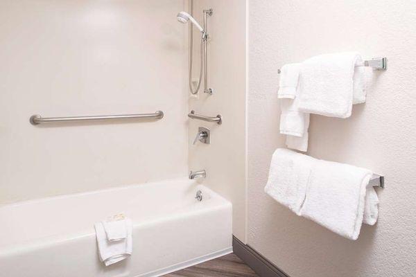 Guest room bath (accessible)