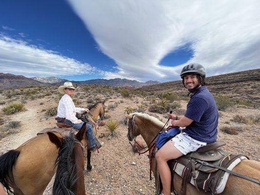 Morning rides are for bonding with family, horses and nature!