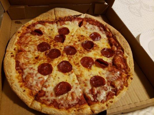 Pepperoni pizza