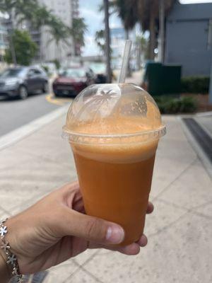 Carrot ginger celery pineapple juice