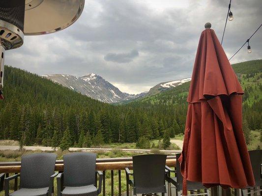 The spectacular view from the deck of Myla Rose Saloon