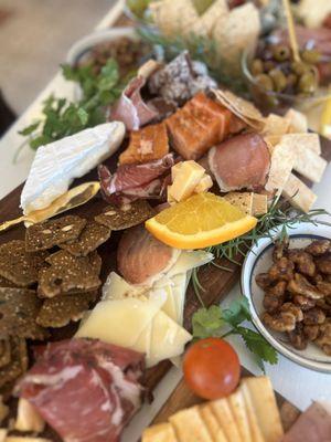 Specialty Cheeses,  Meats and everything in between available for your next Gathering