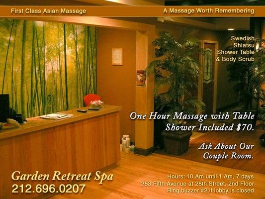 New York Massage, NYC Spa, NYC Massage