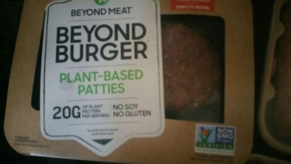 Beyond Meat Burgers... Awesome Sauce! $4.99 only at Giant...