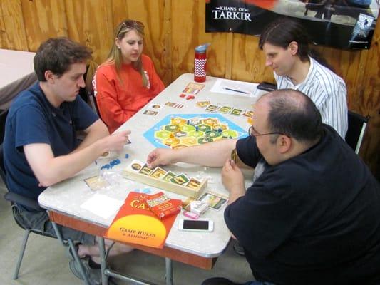 DOK's Game Club holds special tournaments. Tuesday is Board Game Night and 2nd Sat. of Month is Board Game Day.