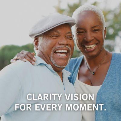 As your leaders in advanced eye care, we strive each day to give you clarity for every moment.