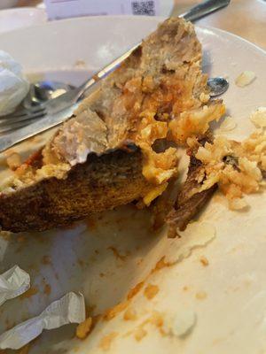 Old and Over-cooked  Loaded Potato