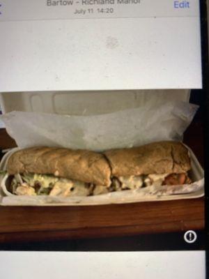 Chicken Gyro Sub