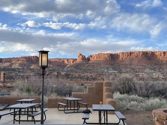 View from patio.