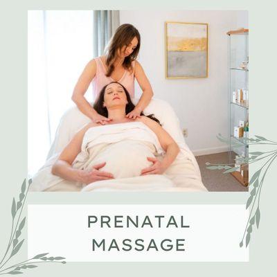 Offering prenatal + lymphatic massages and regular prenatal. The perfect gift of health for you and your baby!