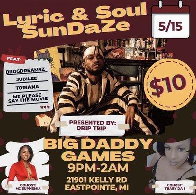 Lyric & Soul SunDaze. Always Lit CoHost Mz_Euphemia (follow on IG)