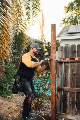 Residential fence repair