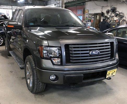 F150 after with prepainted grille installed