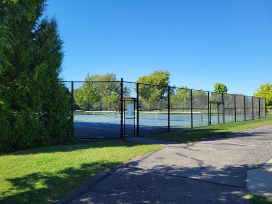 Tennis courts