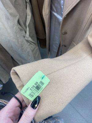 Overpriced coat