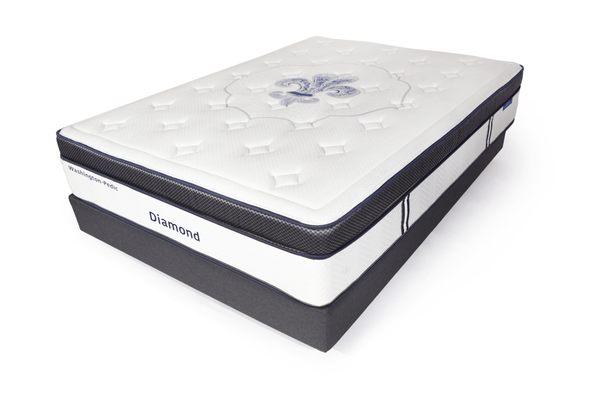 SM511-13" Diamond Spring Single Pillow Top Mattress By SGS. Queen/King