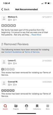 They put more time into trying to remove 1-star reviews on Yelp than they do with their actual patients.