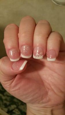 Winter weding nails