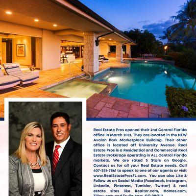 Call the only 5 star rated real estate broker in Florida today!