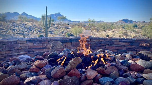 Red Mountain from patio at Wekopa golf