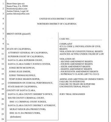 RICO lawsuit filing