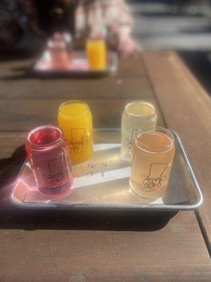 Cider flight