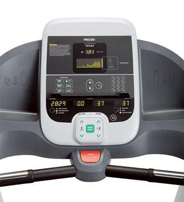 The Precor 932i is lower to the ground than most treadmills so it's easy to get on. Can go up to 12MPH and 15% incline.