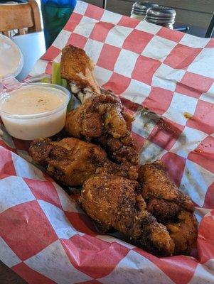 Cajun chicken wings