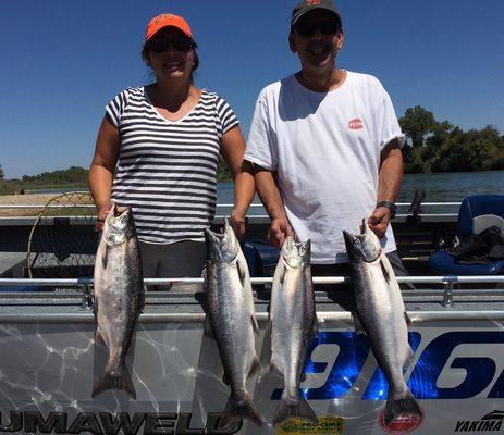 Sacramento River salmon fishing