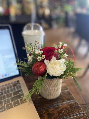 Beautiful flowers from one of the beautiful workers here