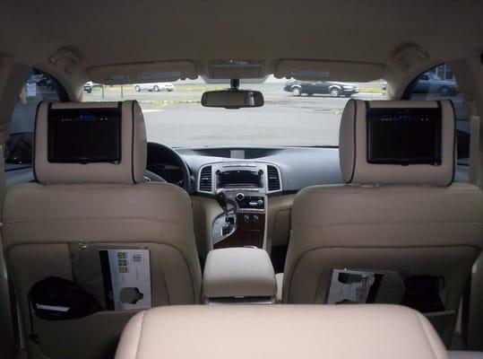 Toyota Venza Dual Dvd Headrest System