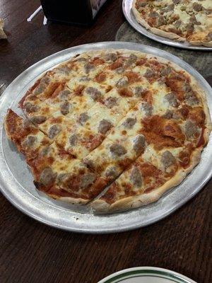 Sausage pizza