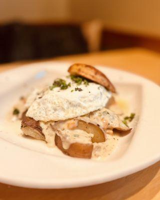 Biscuits and gravy. Super good