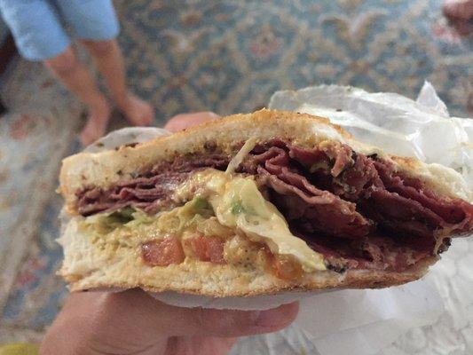 Pastrami sandwich