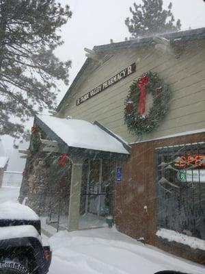 Terrible blizzard in effect roads closed. Tahoe pharmacy may fill your script if they like you