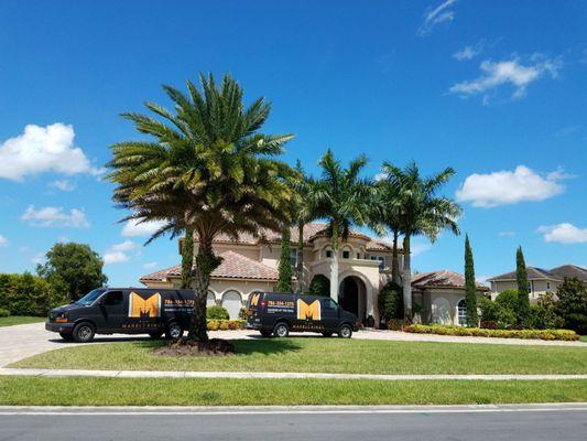 Miami Marble Kings trucks waiting.to serve .