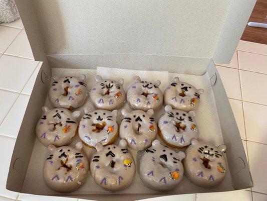 Pusheen the Cat custom donuts