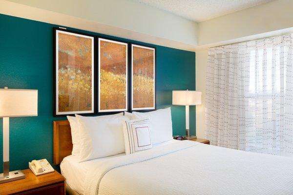 Each suite is highlighted by modern amenities including free WiFi and a flat-screen TV with premium cable.