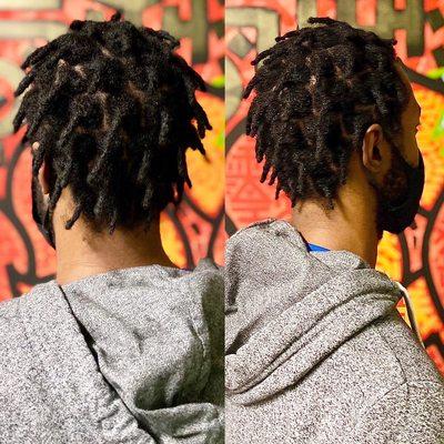 Full dreadlock installation (after)