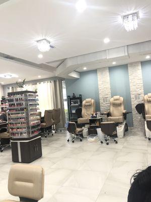 Pedicure area