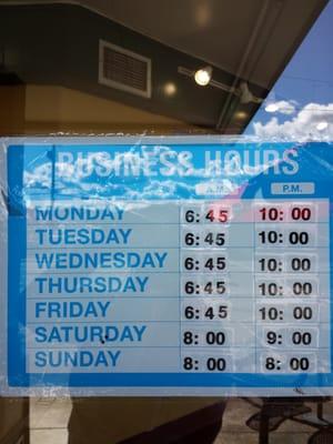 Business Hours