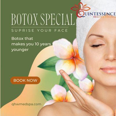 Ever tried botox? This deal is for you! $187 for 20 units!

Book Now   - 
https://book.mypatientnow.com/practice/nVwhh3