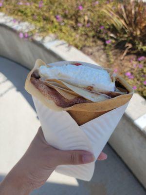 strawberry crepe