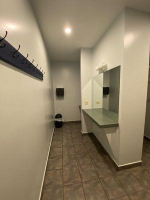 Women's locker room