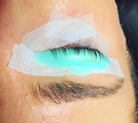 Lash lift process