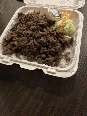 Beef teriyaki. ~$14, 06/22/2024.